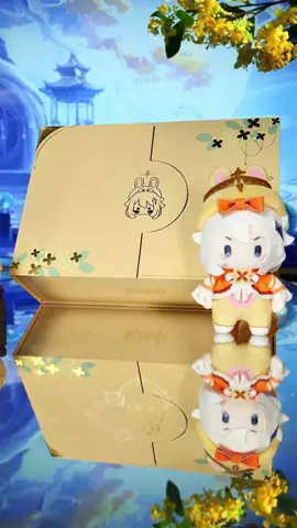 Genshin Impact Paimon Little Moon Rabbit Plush & Mid-Autumn Gift Box #GenshinImpact #fyp #usa #paimon 