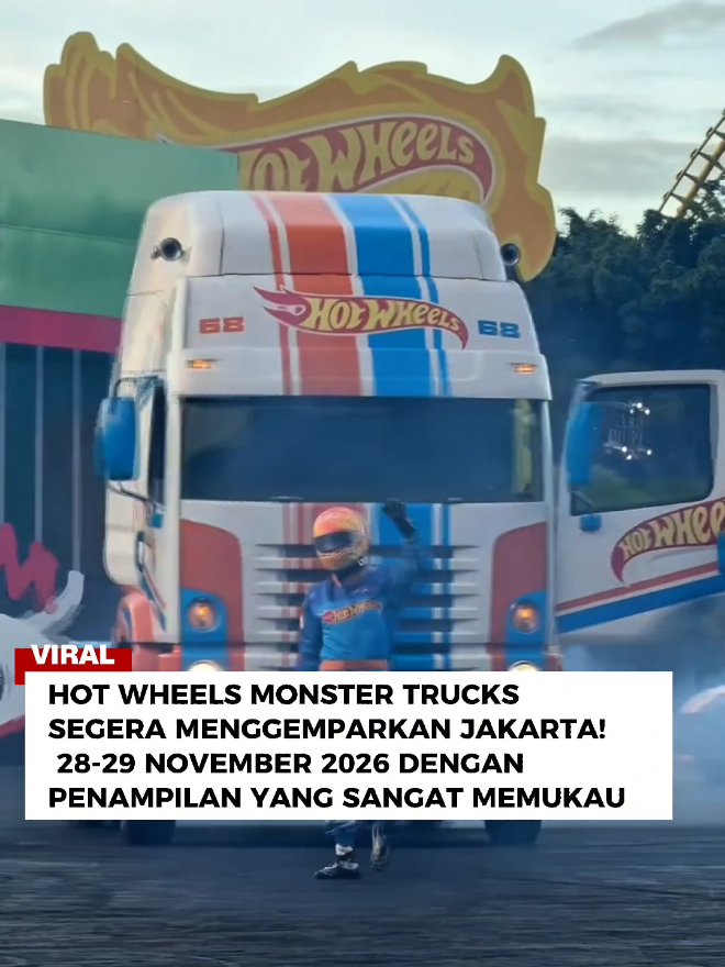 Jangan Sampai ketinggalan !!! Event terbesar sepanjang sejarah  @onestepforward.id FIRST TIME EVER INI INDONESIA 28-29 NOVEMBER 2026 HOTWHEELS MONSTER TRUCK akan Hadir di Indonesia #HotWheelsMonsterTrucksLive #HWMTGlowNFire
 #HWMTIndonesia #OneStepForward #cpHWMTL 