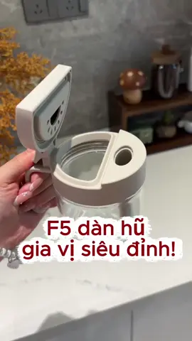 F5 dàn hũ gia vị siêu đỉnh #meovat #giadung 