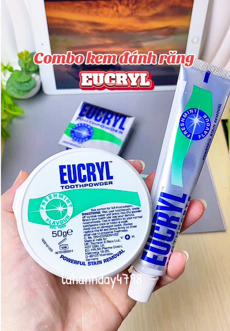 Combo hỗ trợ răng trắng sáng #vzone #eucryl #combotrangrang #kemdanhrangeucryl #kemdanhrang 