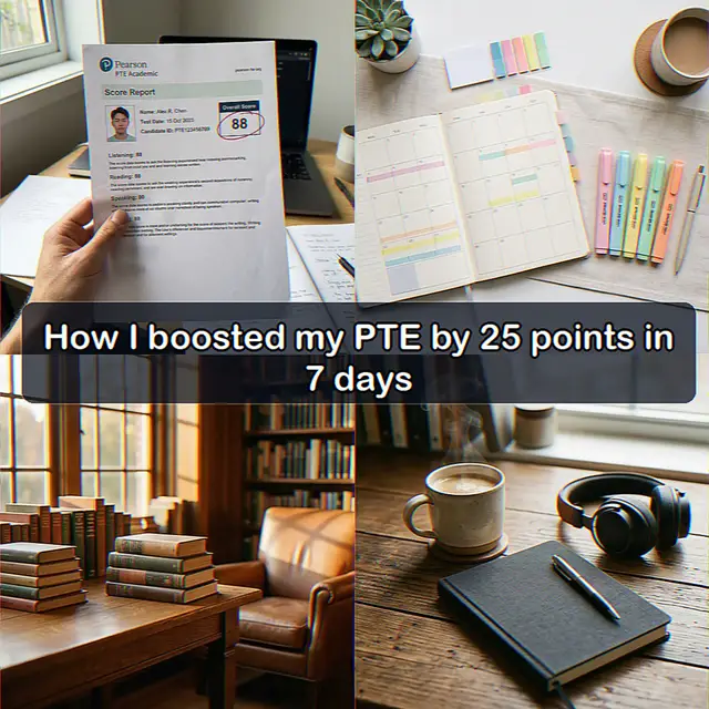 How I boosted my PTE score by 25 points in just 7 days 📈✨ I went from failing at 60 to hitting an 85 overall score! The mistake most test takers make is re-doing entire mock tests over and over without addressing specific errors. With PTE Flow, I used Mistake Intelligence to isolate my weak keyword chunks in Write From Dictation and Repeat Sentence. Practicing those 15 minutes a day was all it took! 🎯 Ready to hit your target? → Link in bio #PTE #PTE85 #PTEAcademic #PTEPrep #PTEFlow