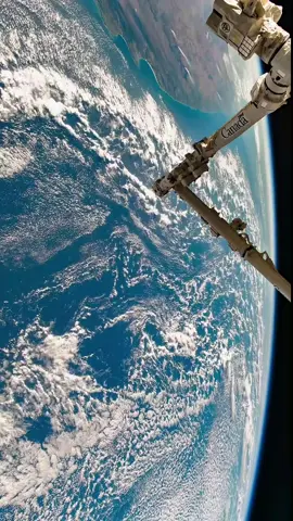 A breathtaking view from space 🌍🚀 Watching Earth from orbit reminds us just how beautiful and incredible our planet truly is. 🌎✨#ISS #NASA #space5600 #fyp #fypシ 