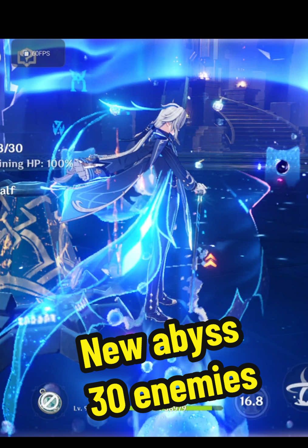 Genshin New abyss reset floor 11, 30 enemies C6 Neuvillette spin #GenshinImpact #abyss 