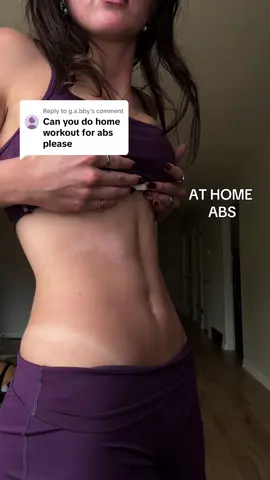Replying to @g.a.bby make sure to get the form and the breathing down #abs #abworkout #absworkout #athomeworkout 