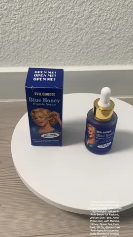 ##EVILGOODSBlueHoneyCopperPeptideFaceSerum- Lightweight Hyaluronic Acid Serum for Radiant, Uneven Skin Tone, Acne-Prone Skin, with Manuka Honey, Green Tea, Holy Basil, 1 Fl Oz, Gluten-Free Anti-Aging Moisture for Daily Morning & Evening Use##TikTokshopbacktoschool##foryoupage##goviral##tiktokshop