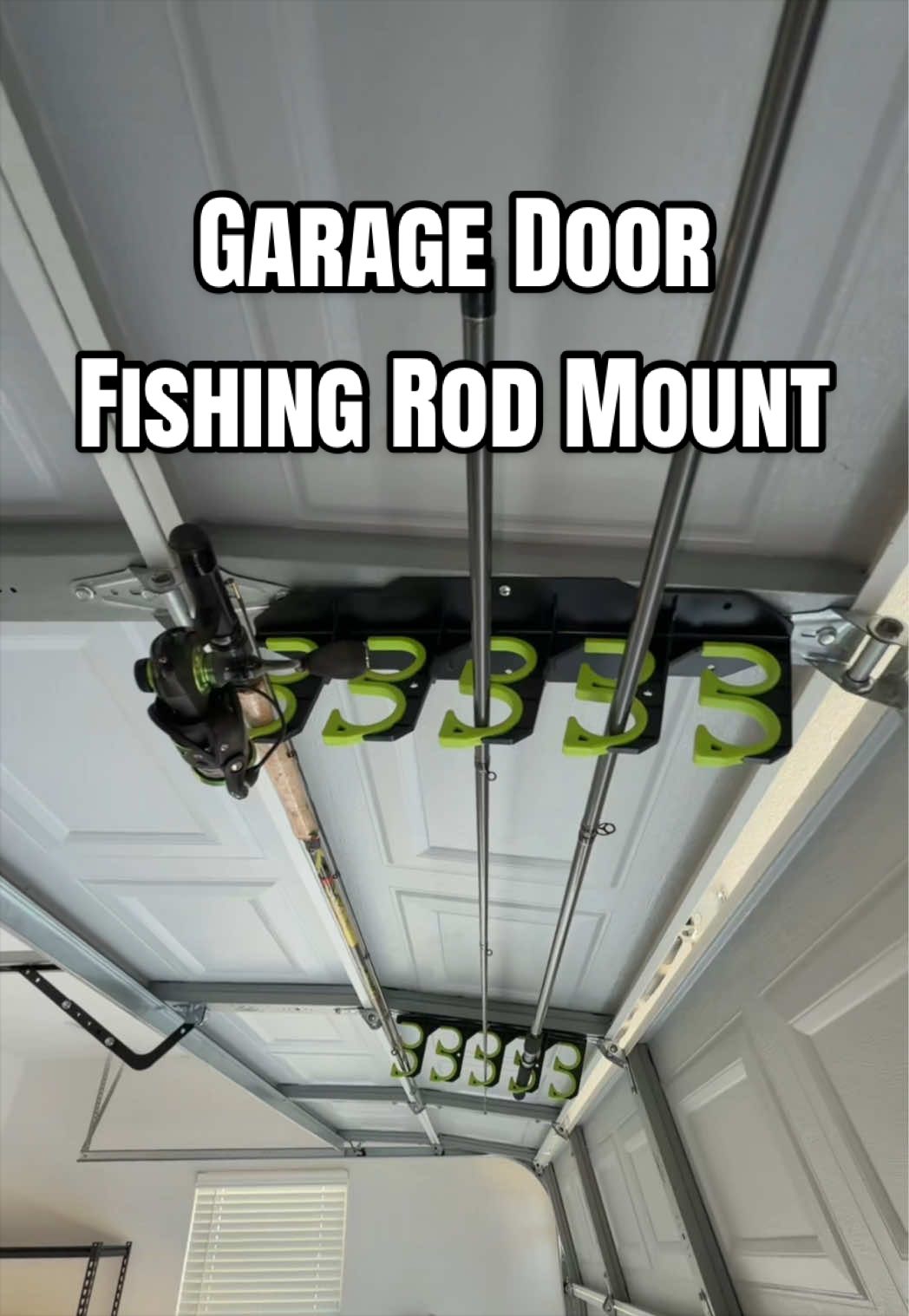Garage Door Fishing Rod Mount