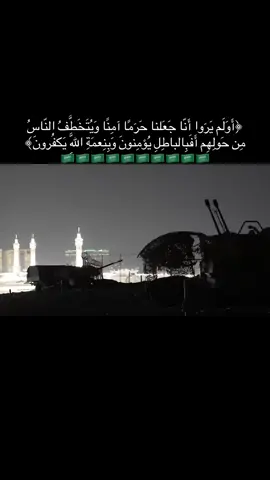 ﴿أَوَلَم يَرَوا أَنّا جَعَلنا حَرَمًا آمِنًا وَيُتَخَطَّفُ النّاسُ مِن حَولِهِم أَفَبِالباطِلِ يُؤمِنونَ وَبِنِعمَةِ اللَّهِ يَكفُرونَ﴾ #CapCut #foryoupage #fypシ゚viral🖤tiktok☆♡🦋myvideo #foryoupage❤️❤️ #ترند 