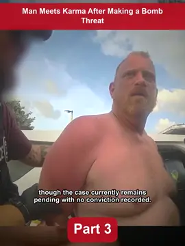 Man Meets Karma After Making a Bomb Threat #cops #bodycam #police #copsusa🚔🇺🇸 #fyp 
