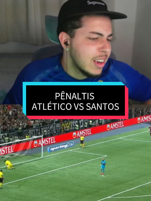 react | disputa de pênaltis: atlético vs santos #react #futebol #atleticomineiro #santos