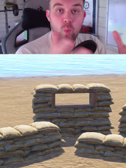 Look at the New UPGRADABLE sandbags #rust #gaming #rustgame #newcontent #rusttok #rustconsole