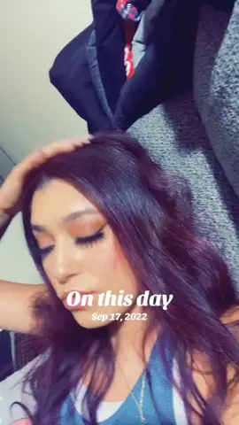 Purple hair and giant eyelashes was kinda a look huh 🤔 #onthisday 