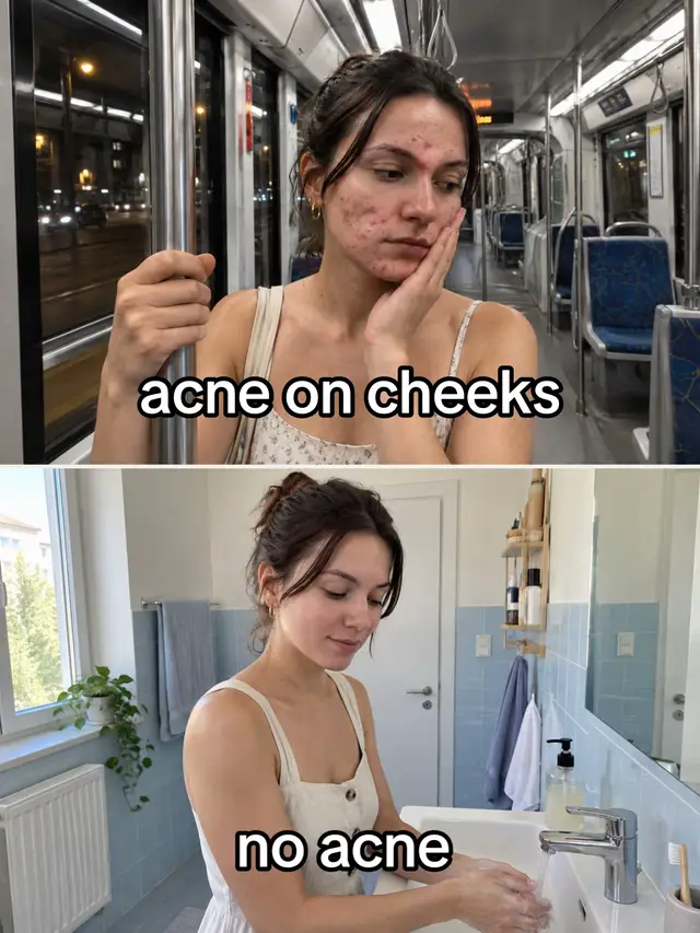wish I d be the bottom one 💀 #skincareroutine #baselit #acne #glassskin