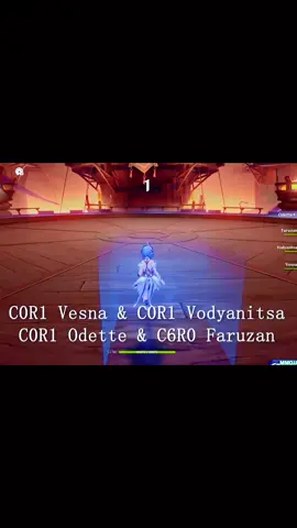 Team c0r1 Vesna - Vodyanitsa - Odette - Faruzan vs Stygian Onslaught  . . Cre: Ytb - MMOJACKX57 - Everyone, please subscribe to support him! #genshin #GenshinImpact #vesna #fyp #vodyanitsa 