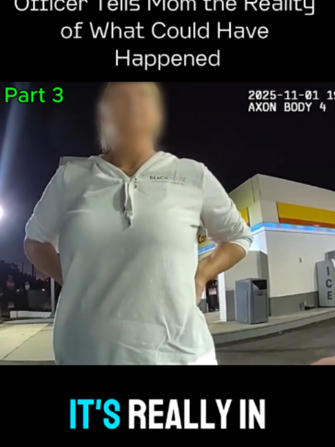 Officer Tells Mom the Reality of What Could Have Happened#Bodycam #Police #PoliceBodycam #CaughtOnCamera #DUI