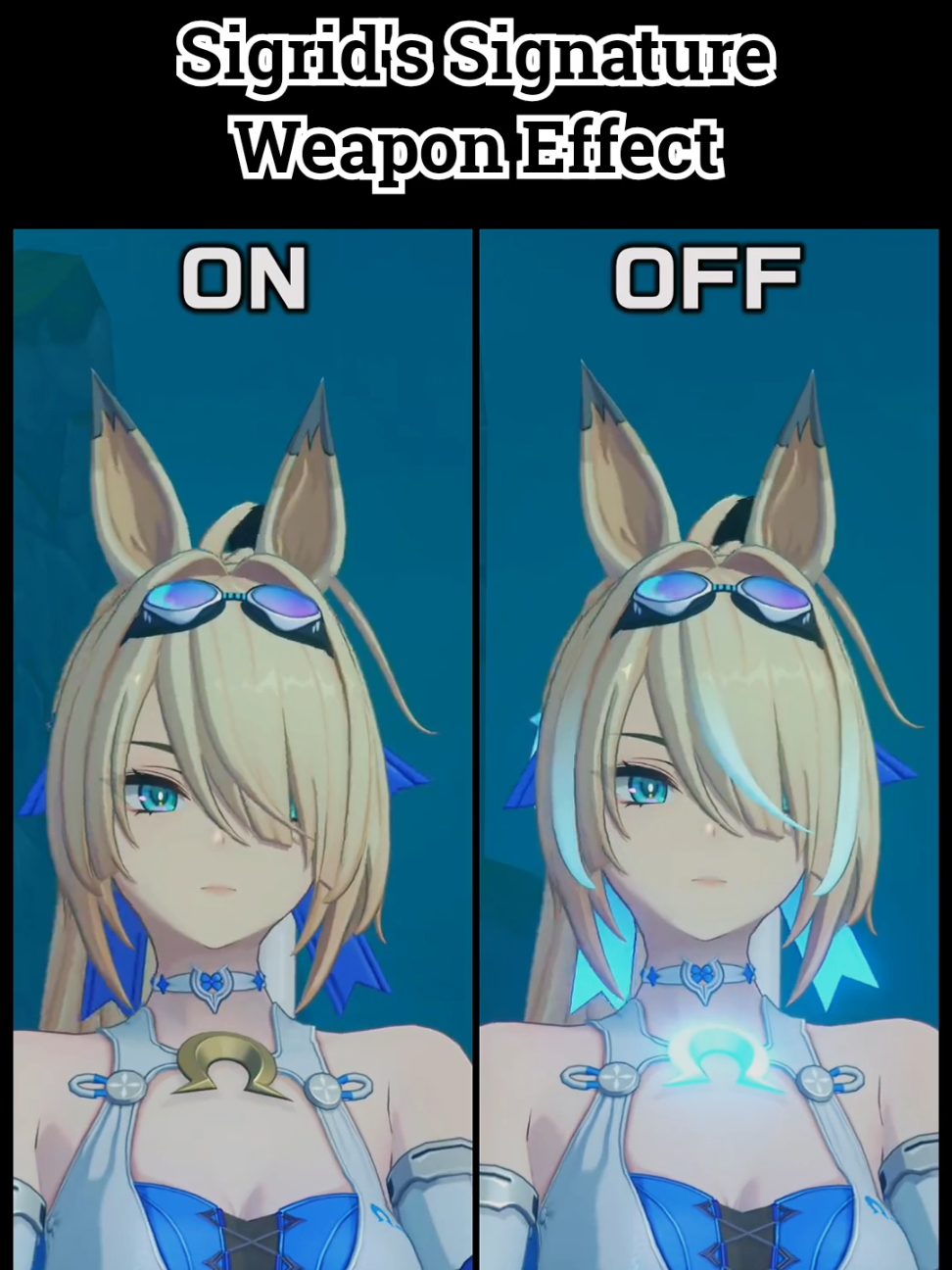Sigrid's signature weapon effect. #zzzcreators #zzzero #zzzsigrid #hoyoverse #sigrid 