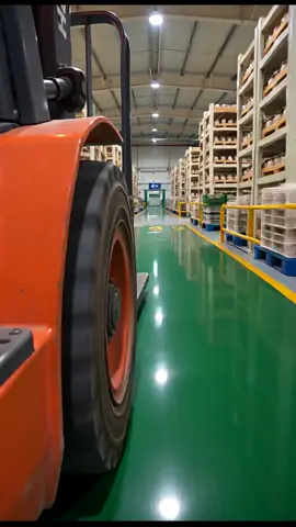 Blind Zone Protection for Forklift Traffic｜Dynamic Gobo Ground Projection Cuts Safety Incidents at Warehouse Crossings #gobolight #goboprojector #Projector #projection #factory 