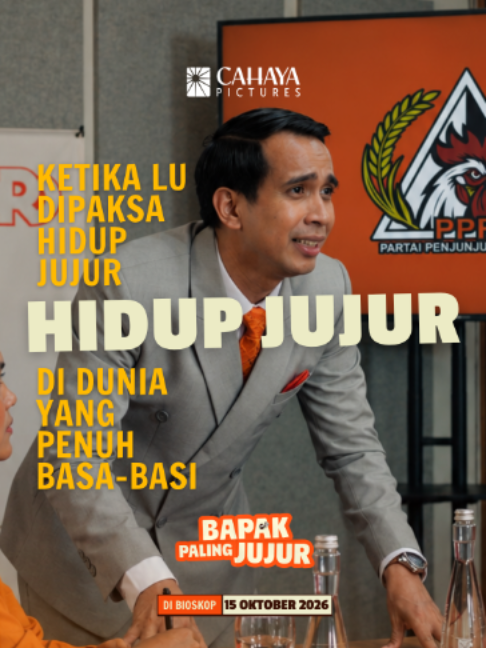 Kejujuran itu menyelamatkan atau justru merusak segalanya? Temukan jawabannya di Official Trailer Bapak Paling Jujur! Cek link di bio sekarang. Film BAPAK PALING JUJUR segera tayang di bioskop tanggal 15 Oktober 2026!  #BapakPalingJujur #JawabPalingJujur #AndoviDaLopez #quotes #foryourpage