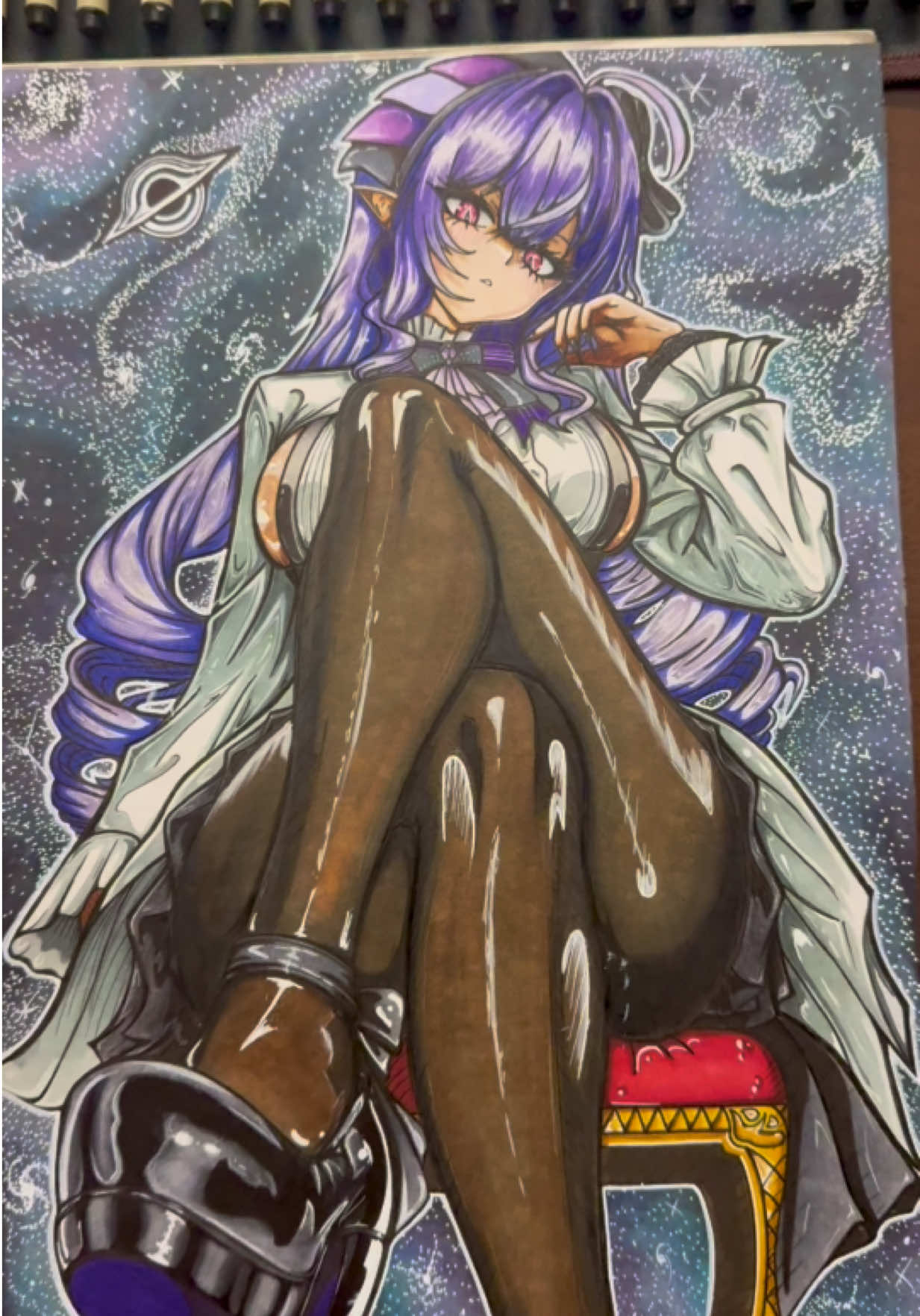 Vivian Zenless Zone Zero 💜 #artist #draw #artprocess #color #vivian 