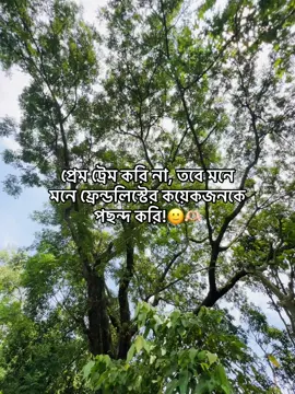 প্রেম ট্রেম করি না, তবে মনে মনে ফ্রেন্ডলিস্টের কয়েকজনকে পছন্দ করি!😇🫶🏻#fypシ #viral #foryoupageofficiall #caption @TikTok Bangladesh @TikTok 