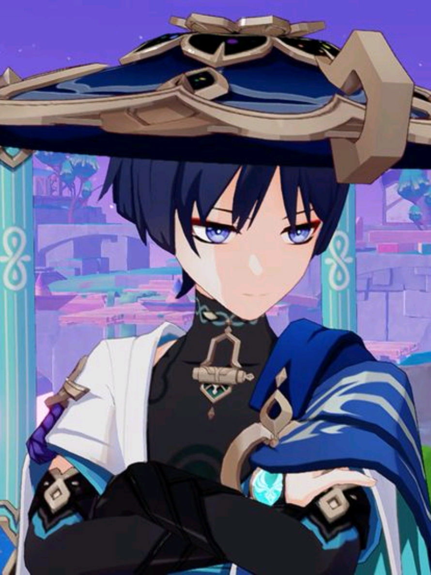 — i just wanted to post scara 🤤🤤🤤🤤🤤😊😊😊 #GenshinImpact #wanderer #scaramouchegenshinimpact #wanderergenshinimpact #scaramouche 