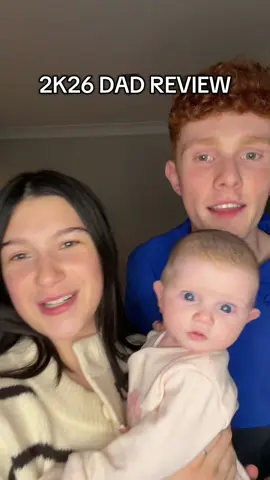 2K26 DAD REVIEW🧍🏻‍♂️ #youngdad #baby #newborn #youngparents #couple 
