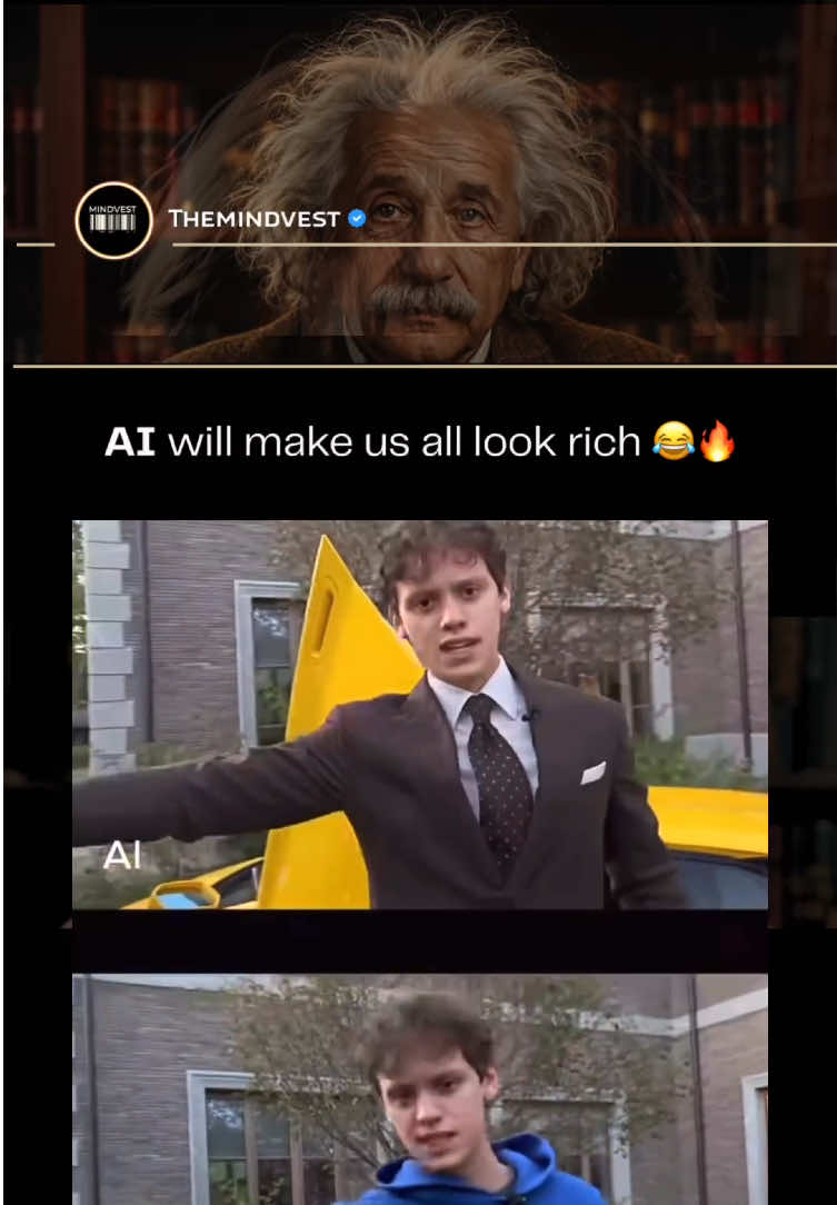 AI Will make all of us look wealthy😎. Anyone can flex online at this point. . . #ai #artificelintelligence #viral #creatorsearchinsights #aihuggingface 