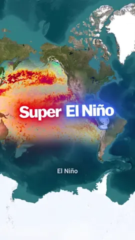 What Is El Niño & Why Is It So Powerful 🌡️🤯 Super El Niño 🌊 #STEMTikTokContest #elnino #pacificocean #geography #maps 