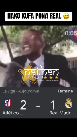 Real Madrid a perdu face à l’Athletico Madrid 😅😅