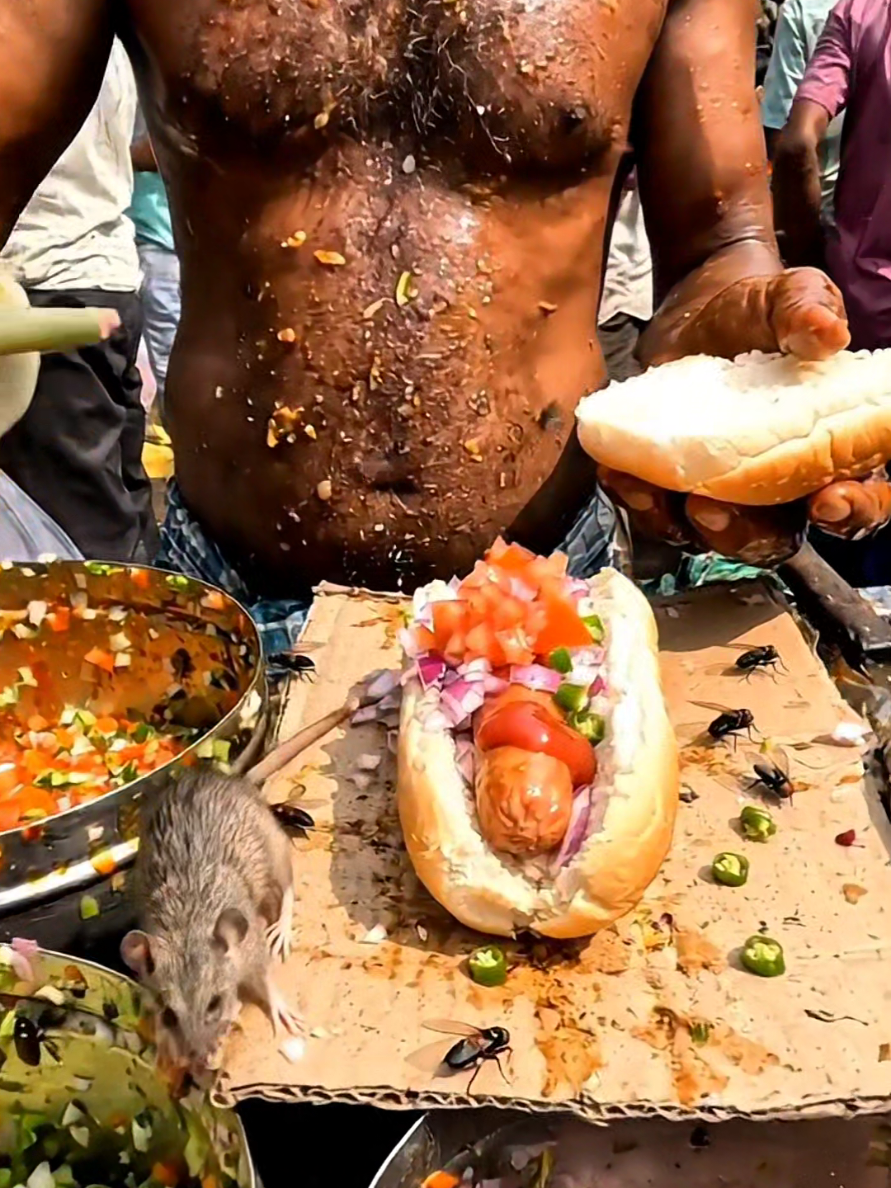 You are never seen street food like this!😳🔥#streetfood #FoodTok #viralfood #indianstreetfood #unexpected 