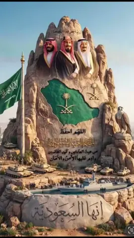 دون حماك يا موطني 🇸🇦.                             في ظل سلمان الحزم ورؤية محمد العزم نمضي نحو القمة بثبات، تحت راية خادم الحرمين وعضده الأمين مملكتنا تمضي بعز وسيادة.على العهد والولاء لملك الحزم ومهندس الرؤية.. سر بنا يا محمد وخلفك شعبك. عاش الملك للعلم والوطن.. وحفظ الله عراب الرؤية وقائد التغيير.قيادة عظيمة تقود شعباً جباراً.. أدام الله عز خادم الحرمين وولي عهده الأمين.عرين الأسود جواً وبراً وبحراً، وشعب لا يقهر بأيدي أبطالها تأمن المملكة وبرؤية قادتها          🇸🇦💪🏻👑🦅.                            #الملك_سلمان   #محمد_بن_سلمان  #حماة_الوطن   #رؤية_السعودية_2030 #كلنا_سلمان_وكلنا_محمد 