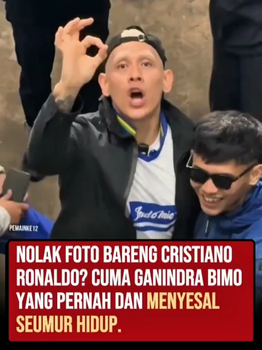 nolak foto bareng CR7?cuma ganindra bimo yang pernah dan menyesal seumur hidup... #pendekarmedia #pendekarmediaxgcpk6 #realmadrid #laliga #attahalilintar 