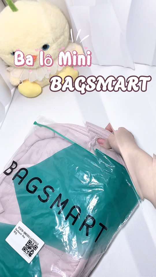 Balo Mini Bagsmart tiện dụng chính hãng.                                 🫶 #vzone #bagsmart #balo_bagsmart #tuixachbagsmart #balomini 