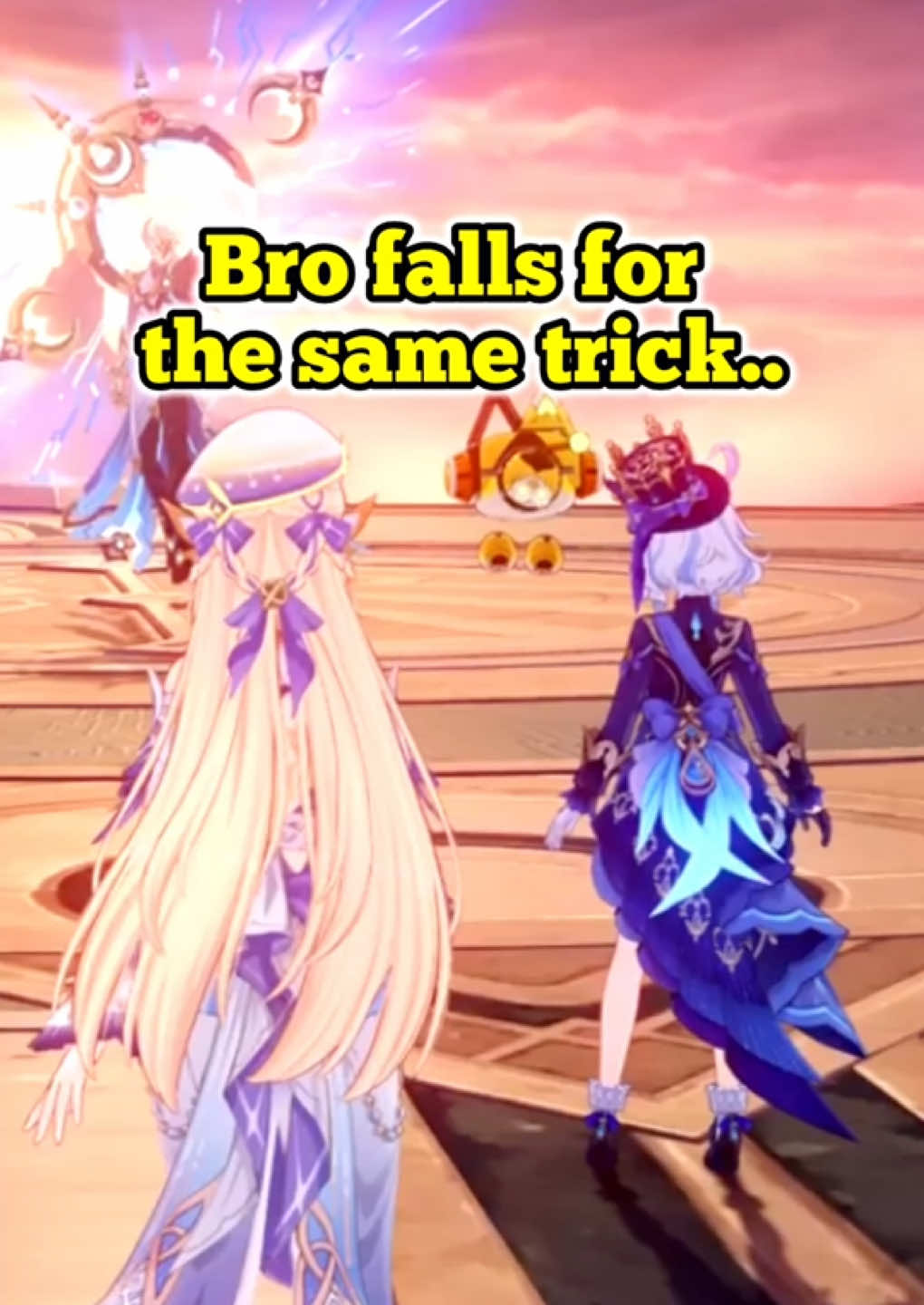 Bro falls for the same trick.. #Lohen #genshin #GenshinImpact #hoyoverse #vesna