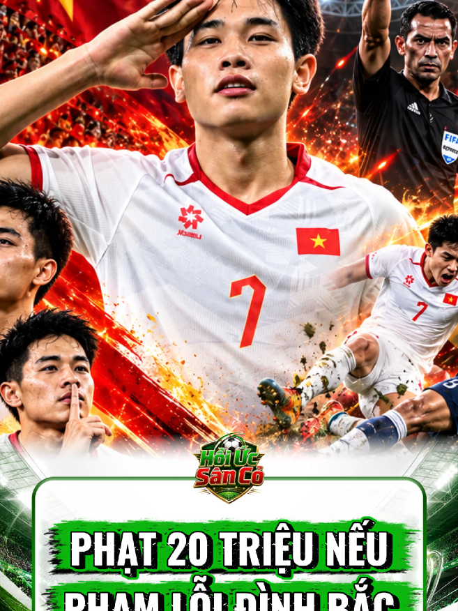 Phạt 20 triệu nếu phạm lỗi Đình Bắc #Vietnam #Thailan #Football #Viral #FYP