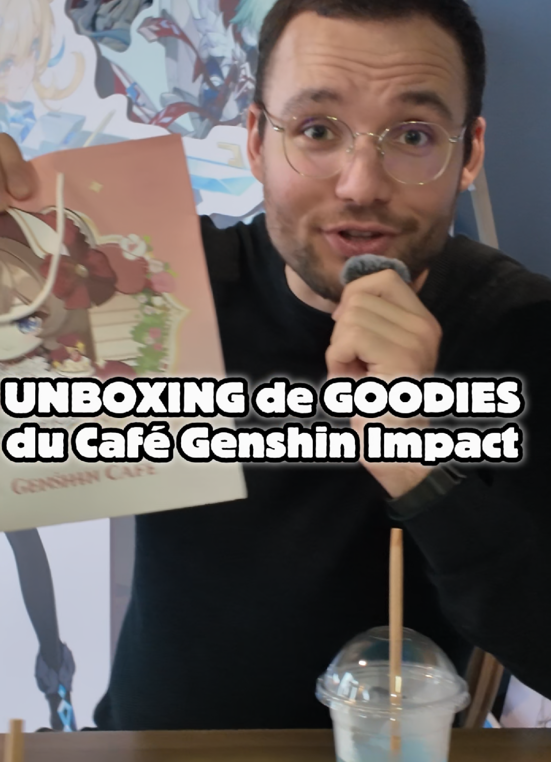 Petit UNBOXING de GOODIES du Genshin Café ! #genshinimpactedit #headingtosnezhnaya #genshincafeparis #GenshinImpact #genshin 