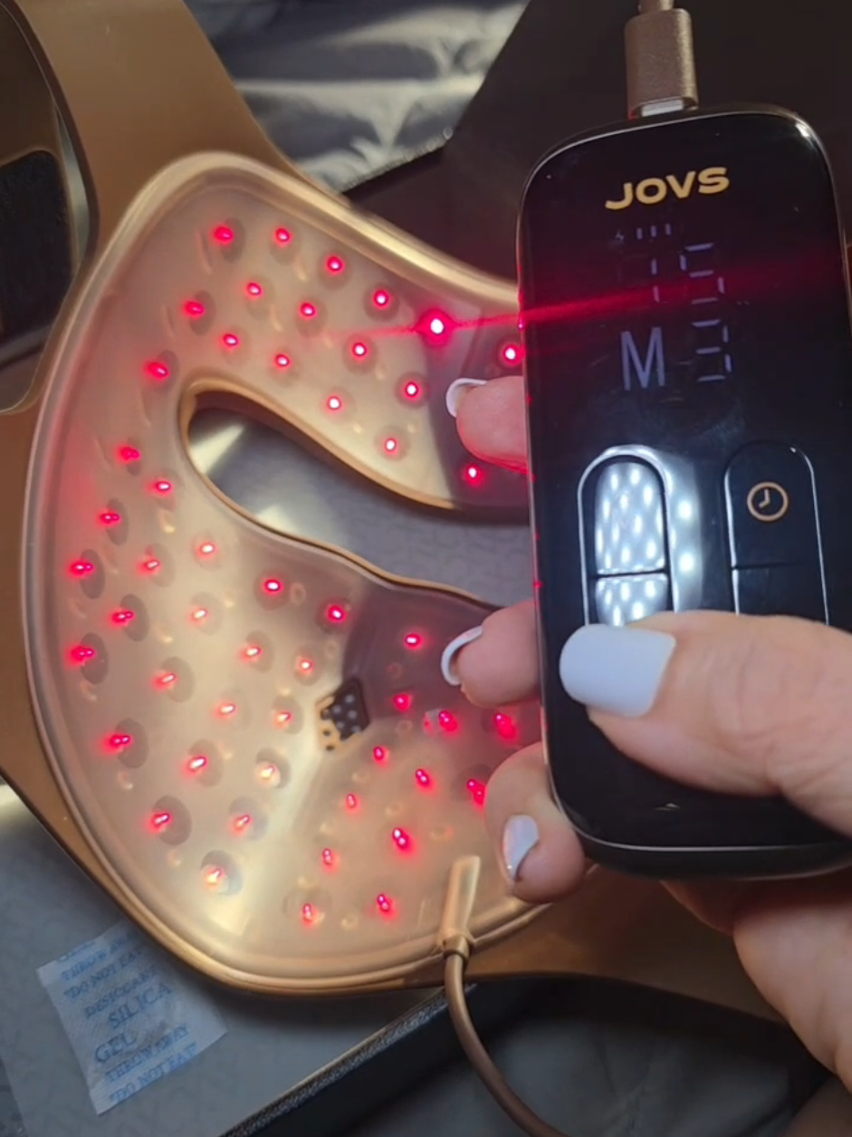 Meet the JOVS 4D Laser Anti-Aging Therapy Mask! ✨ Elevate your at-home skincare routine with advanced light-based technology designed to target the appearance of fine lines, wrinkles, and uneven skin tone. A little luxury, a little innovation, and a whole lot of skincare obsession! 💖 @jovs.us #JOVS #JOVS4DMask #AntiAgingSkincare #BeautyTech #SkincareOver50