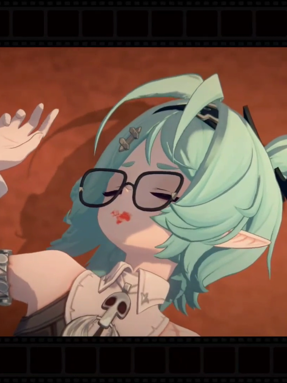 Roxy Sucks Claret's Thumb Cutscene Animation | Phaethon's Story Season 3, Chapter No. 3: Their Secret Histories #zzz #zenlesszonezero #claret  #roxy #fyp 