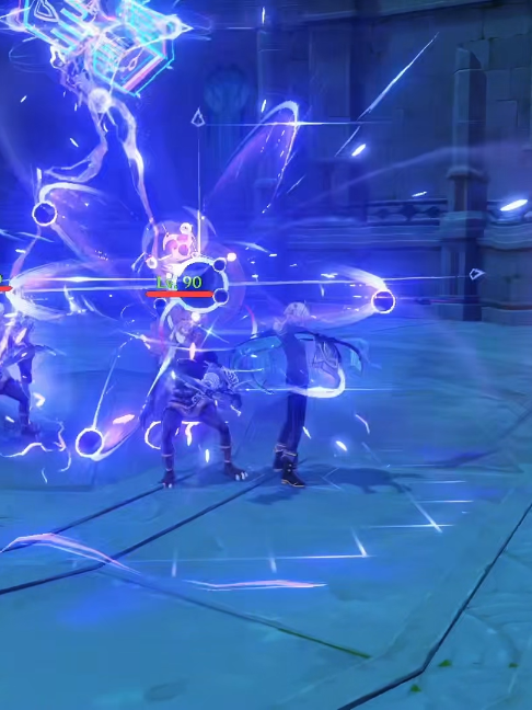 Gameplay Animation Mitya vs Enemies  Cre: Dim  #genshin #GenshinImpact #mitya #gameplay #animation #fyp