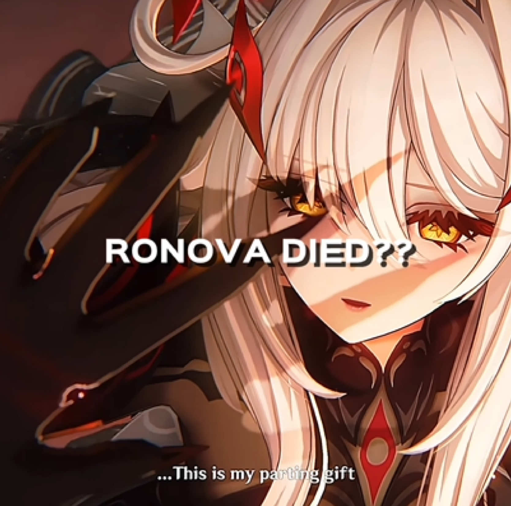 OMG IM SO PISSED SHES LITERALLY DEATH HOW CAN SHE DIE? #GenshinImpact #genshin #fyp #ronova #ronovagenshinimpact 