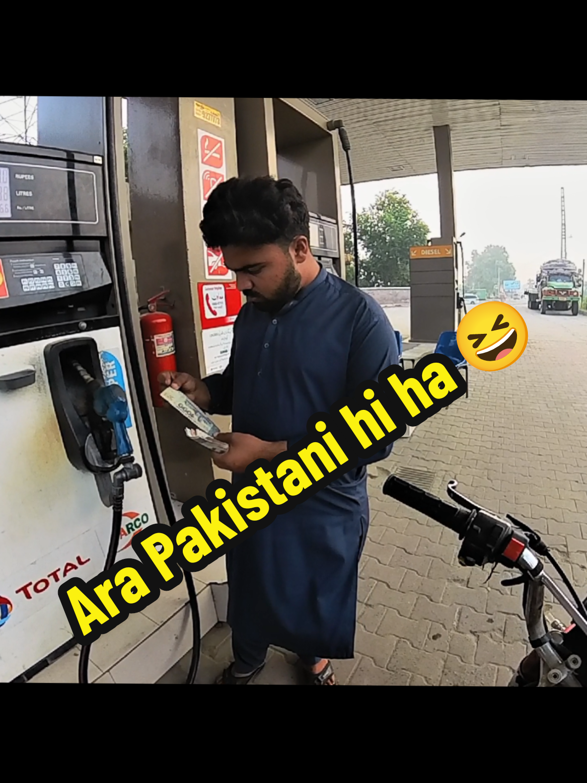Hakimabad petrol pump ⛽  For full video visit YouTube 😊  #viral #motovlogs #fyp #travel #360view 