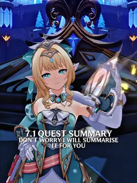 7.1 Genshin Archon Quest summary (ronova lost authority for retriggering the curse*) #Genshin #Vesna #GenshinImpact #Genshin 