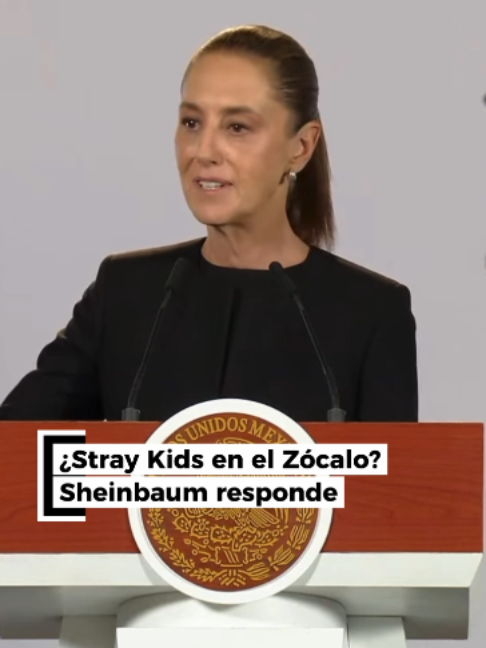 #Mañanera ☀️ SHEINBAUM ABRE LA PUERTA A CONCIERTO DE STRAY KIDS EN EL ZÓCALO @claudiasheinbaum confirmó que se reunirá con @jypestraykidsdurante la visita del presidente de Corea del Sur, Lee Jay-Myung, y dejó abierta la posibilidad de que la banda llegue al Zócalo capitalino. Más información en👇🏼 youtube.com/@maximoallendeperiodista