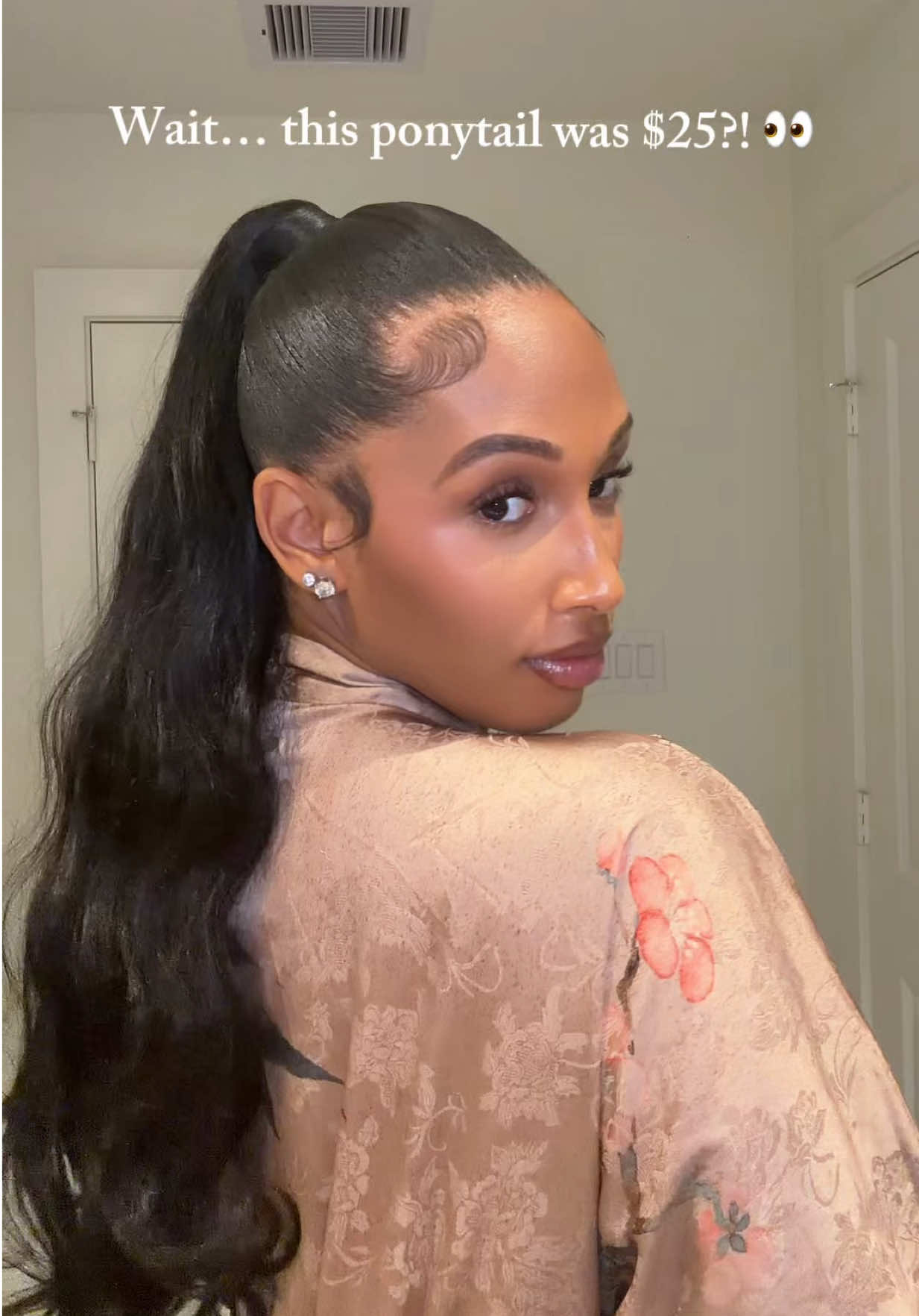 The ponytail speaks for itself 💁🏽‍♀️✨ I’m wearing the Body Wave style. Tap the product link to shop the hair!  #ponytail #bodywavehair #affordablehair 