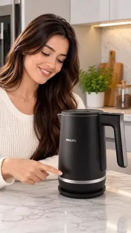 Philips 7000 Series Double-Walled Kettle, Hd9396/90, 2200w, 1.7L, 6 Temperature Settings, Keep-Warm Function, Cool-Touch. #tiktokmademebuylt #foruyou #philips #kettle 