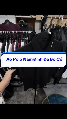 Áo Polo Nam Đính Đá Bo Cổ #Boxman #hangdep #chatluong #vairal #QuangSotLuxury 