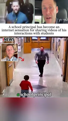 A school principal has become an internet sensation for sharing videos of his interactions with students#fyp #breakingnews #headmaster #student #school 