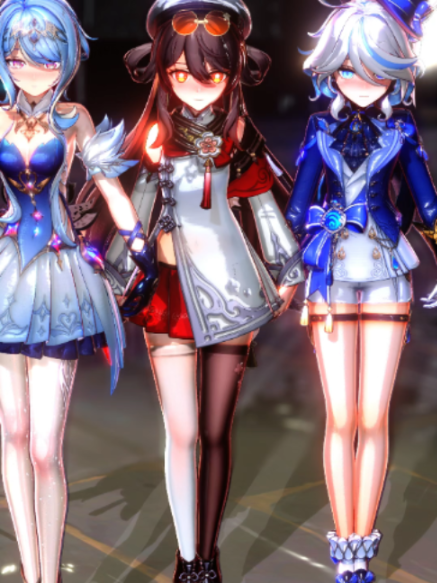 #odette #furina #hutao #GenshinImpact
