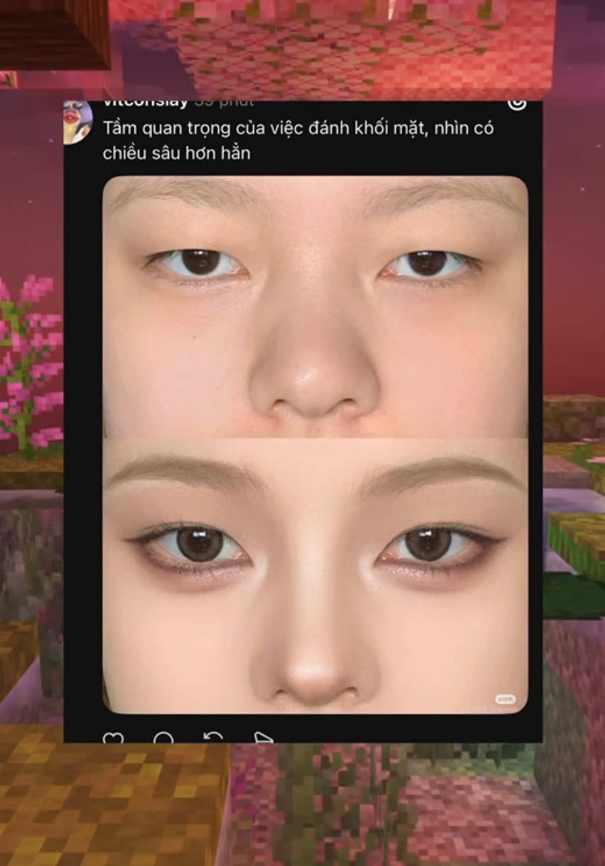 Nhìn như thấy đầu luôn #fyp #lamdepkhongkho #lamdep #makeup #makeuptutorial 