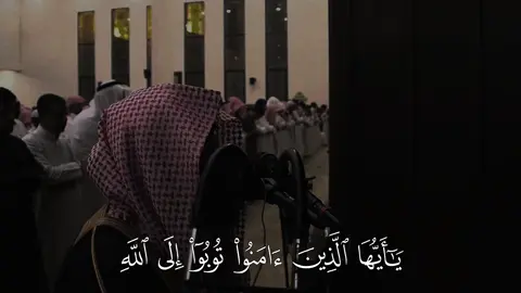 يا أَيُّهَا الَّذينَ آمَنوا توبوا إِلَى اللَّهِ #قرآن #القرآن_الكريم #سورة_التحريم #محمد_اللحيدان 
