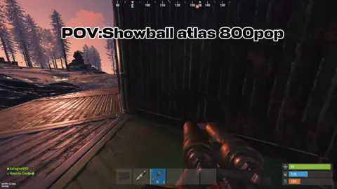 Snowball Atlas 800pop mogg server.. #раст #rust #derjidver 